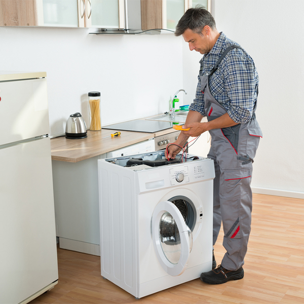 can you walk me through the steps of troubleshooting my washer issue in Sterling OH